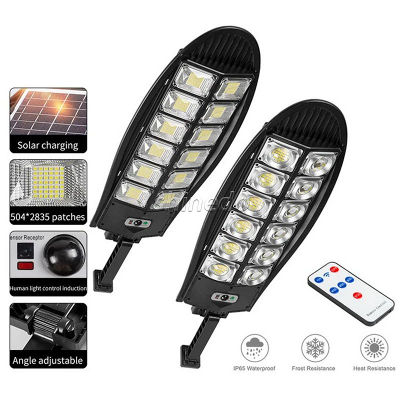 Уличные фонари на солнечной батарее, уличные фонари с датчиком движения для парковки, гаража, сада, улицы