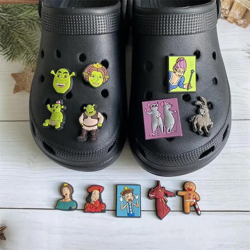 Custom Shoe Charm Clog Charm Soft PVC for Kid Clog  Customized Cartoon monster shoes Charm