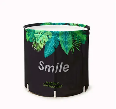 New Hot Family Thickened Cotton Bath Bucket Adult Folding Bathtub Large Size Folding Portable Bathtub For Adult