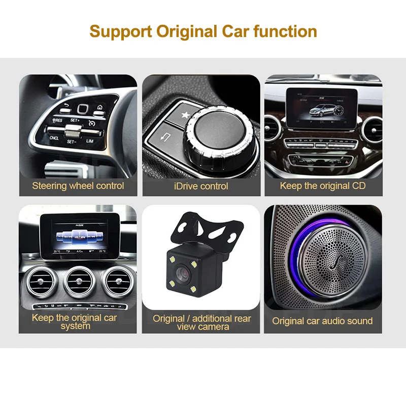 
1920*720 IPS 8-Core 4+64G Android 10.0 Car radio GPS navigation for Mercedes Benz A W176 CLA C117 X117 GLA X156 with WIFI BT 4G 