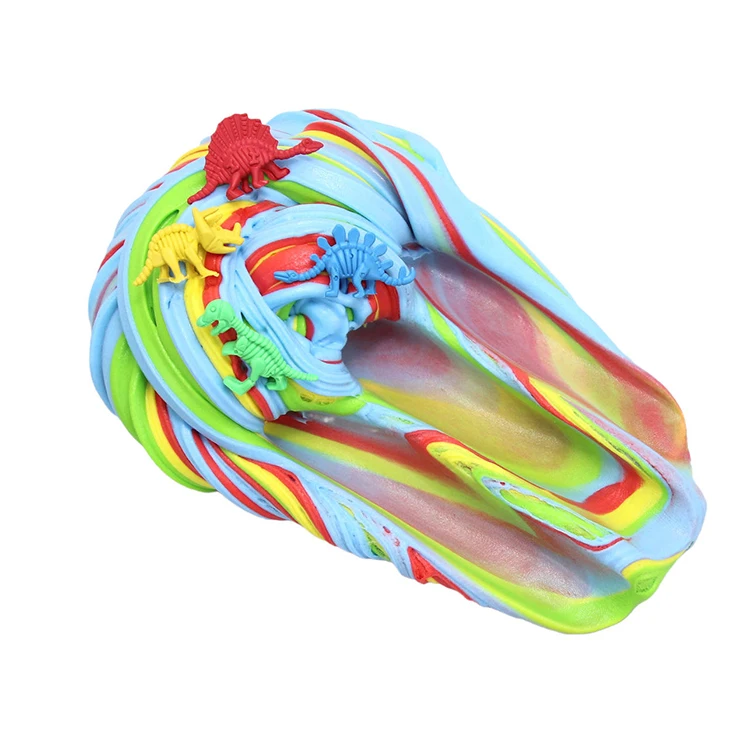 China Manufacture Slime Kit 4 Colors Super Soft And Non Sticky Diy Surprise Slime