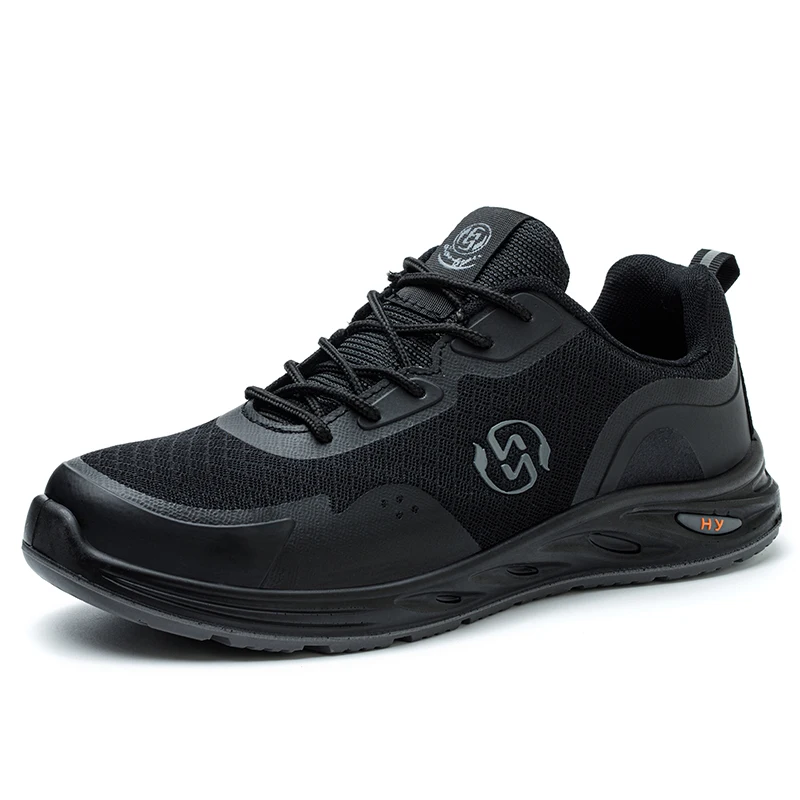 Unisex Comfortable Work Shoes with Breathable Feature Plastic Toe for Spring Summer Autumn Seasons
