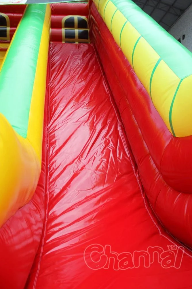 Pirate Ship Sail Dry Slide Bouncy Castle Playground Inflatable combo castle slide