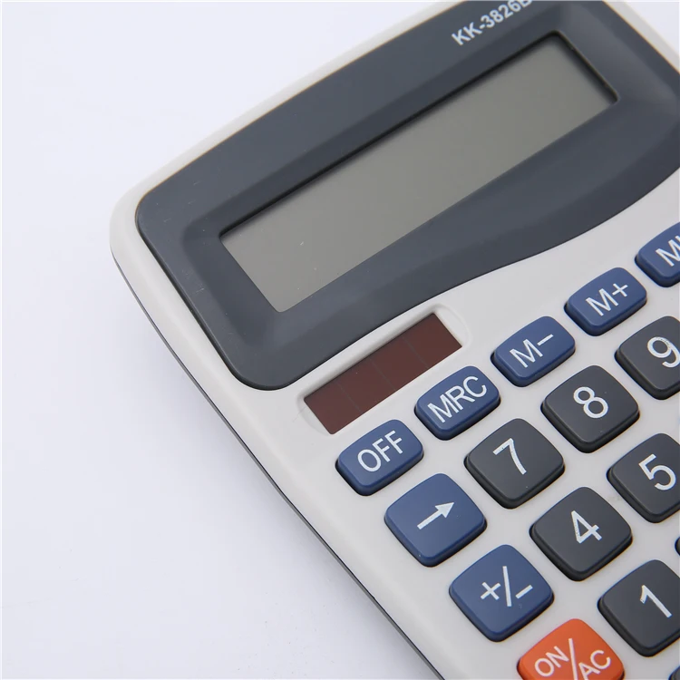 14x11cm New Functional Scientific White/black Electronic Calculators 12digits For Office And School