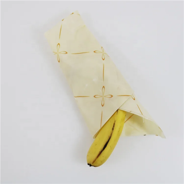 
Factory Direct Sale 100% Cotton Waterproof Reusable Beeswax Food Wrap With Pattern 