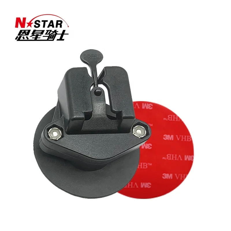 Shockproof car emergency handheld microphone glass suction cup 3M fixing bracket