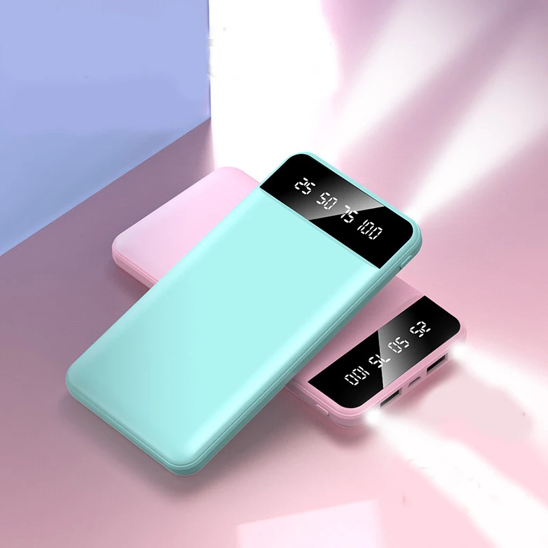 2022 custom outdoor	portable original 18650 lifepo4 small 5v 2a super capacitor usb power bank fast 20000mah