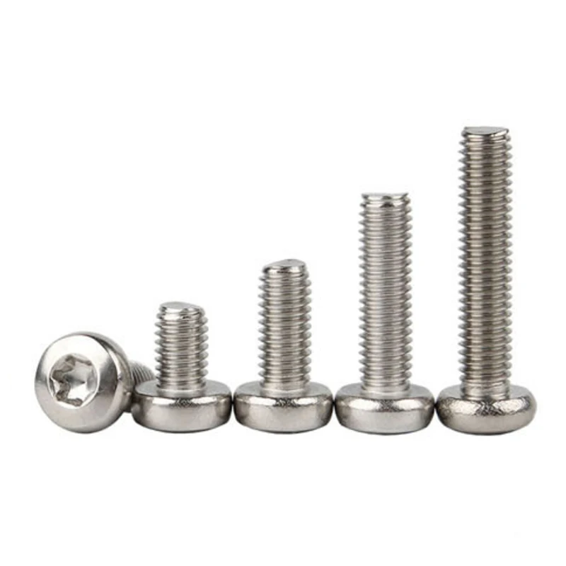 Custom Torx Socket Pan button head Machine screw M2 M2.5 M3 M3.5 M4 M5 M6 M8 M10 UNC UNF Stainless Carbon steel bolt fasteners