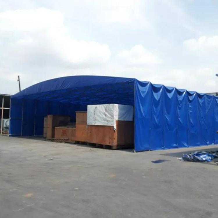 Folding Garage Tent Waterproof Wash Tent with Movable Mechanism