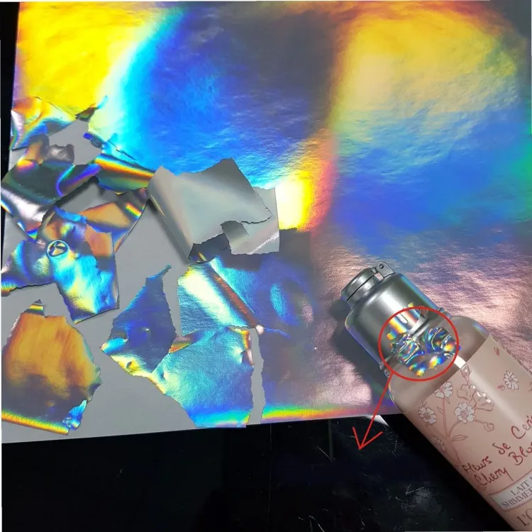 Custom A4 Eggshell Vinyl Roll Holographic Adhesive Sticker Paper for Graffiti