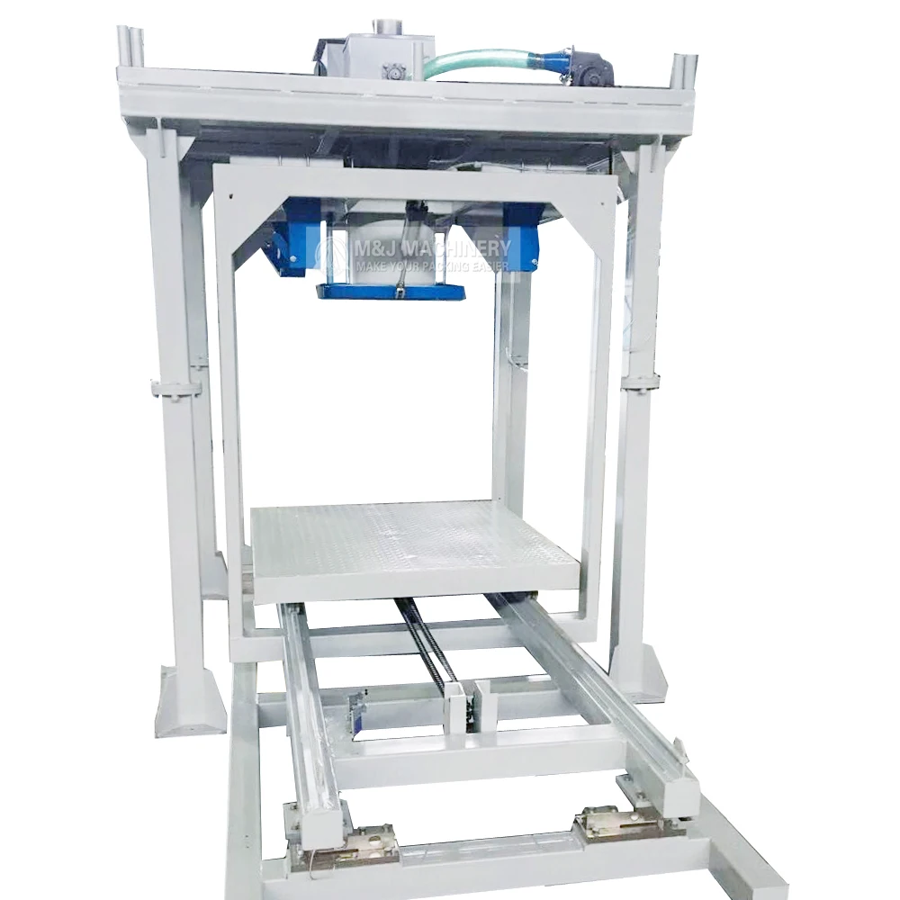 sand big bulk bag granular semi auto filling machine with PLC bulk sand bagging equipment