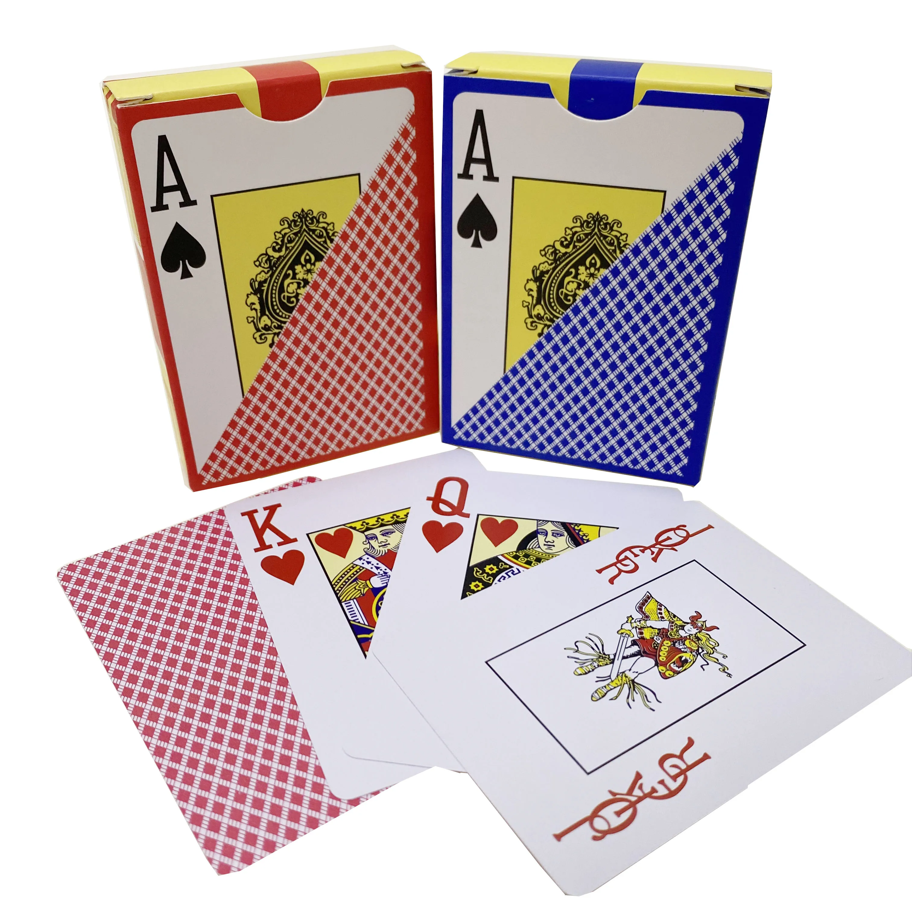 USA Texas 63x88mm Jumbo custom logo Plastic poker custom plastic pvc playing cards printing
