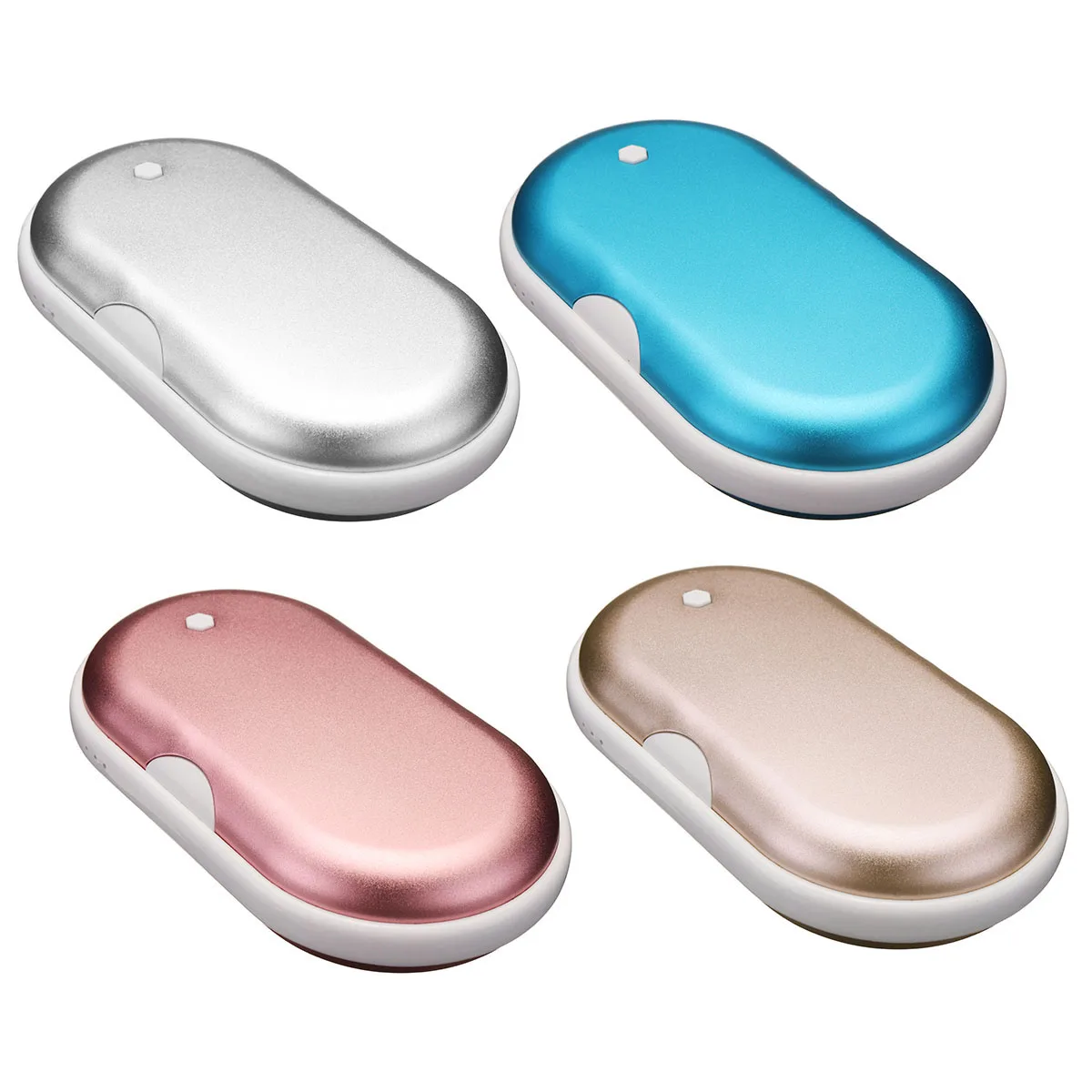 2022 Factory Directly Supply Custom Winter USB Rechargeable Mini Hand Warmer Portable 5200mAh Electric Power Bank Hand Warmer