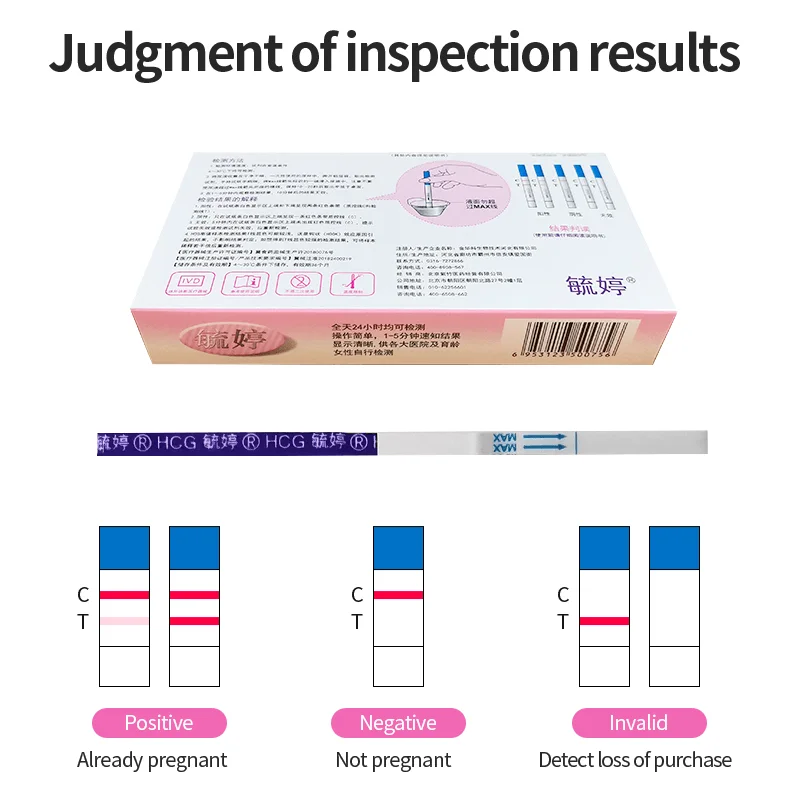 Personal Early Accurate One Step Urine HCG rapid Pregnancy Test Kits Strip