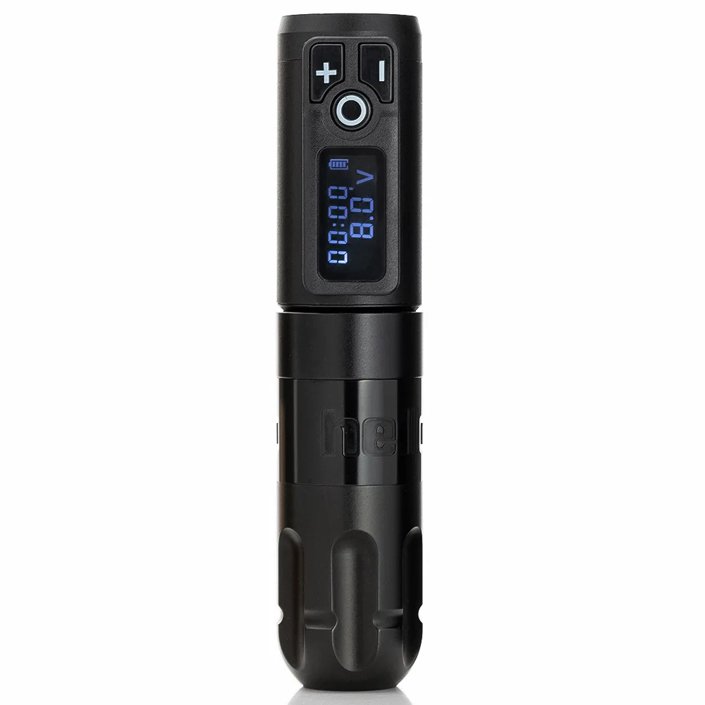 2024 LED display Japan Coreless Motor lithium battery wireless rotary tattoo gun machine kit