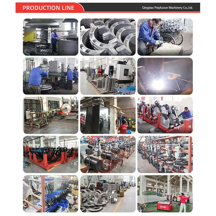 Сварочный аппарат HDPE 12-24 дюйма CNC thermofusion сварочный для стыковой сварки ПЭ трубы стыковые сварочные аппараты
