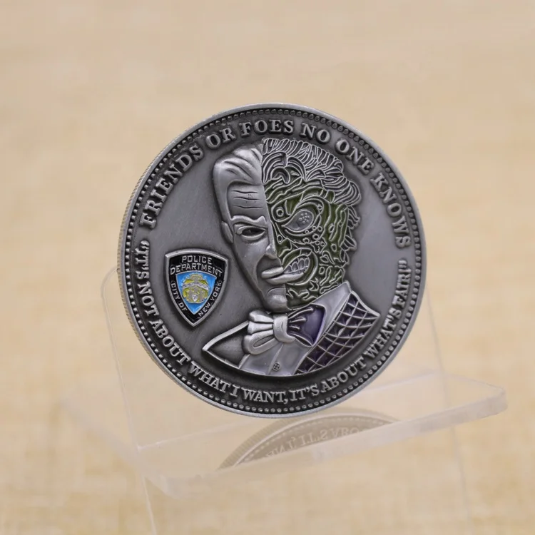 Custom High Quality 3D Antique Nickel Challenge Coin Collection Souvenir Coin