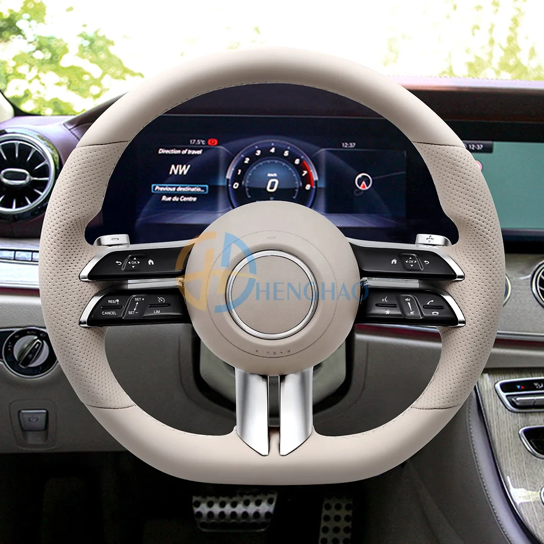 Кожаное Рулевое колесо для Mercedes Benz C-Class E-Class G-Class W205 W463 W166 W204 AMG спортивный руль на заказ