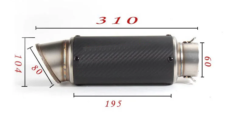 motorcycle engine assembly 100cc scooter exhaust 50cc carbon exhaust motorcycle