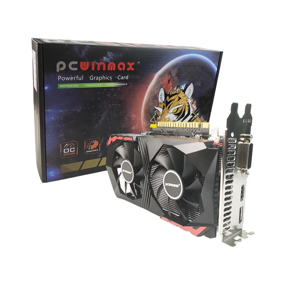 PCWINMAX GeForce GTX 750Ti DDR5 низкопрофильный CUDA 640 один вентилятор малой мощности 2 ГБ 4 настольная видеокарта GPU