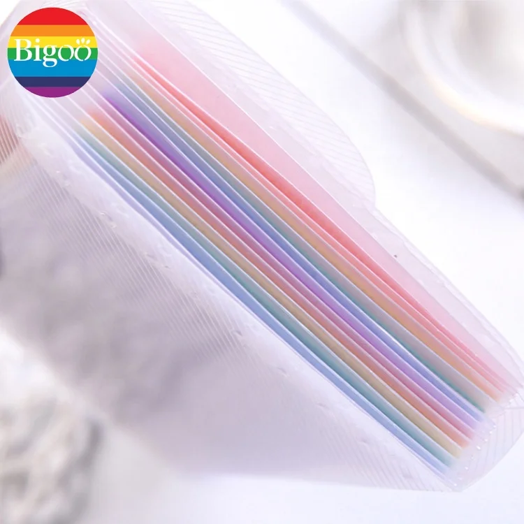 
Mini rainbow index document file folder A6 size of 13 pocket clear index inner 