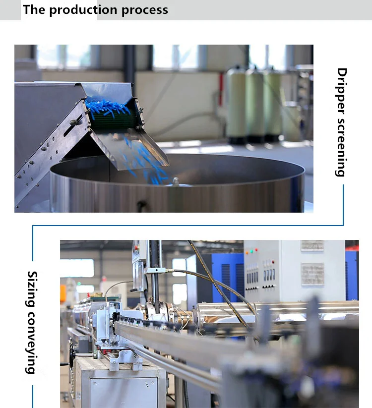 inline flat dripper watering irrigation system drip pipes making machine