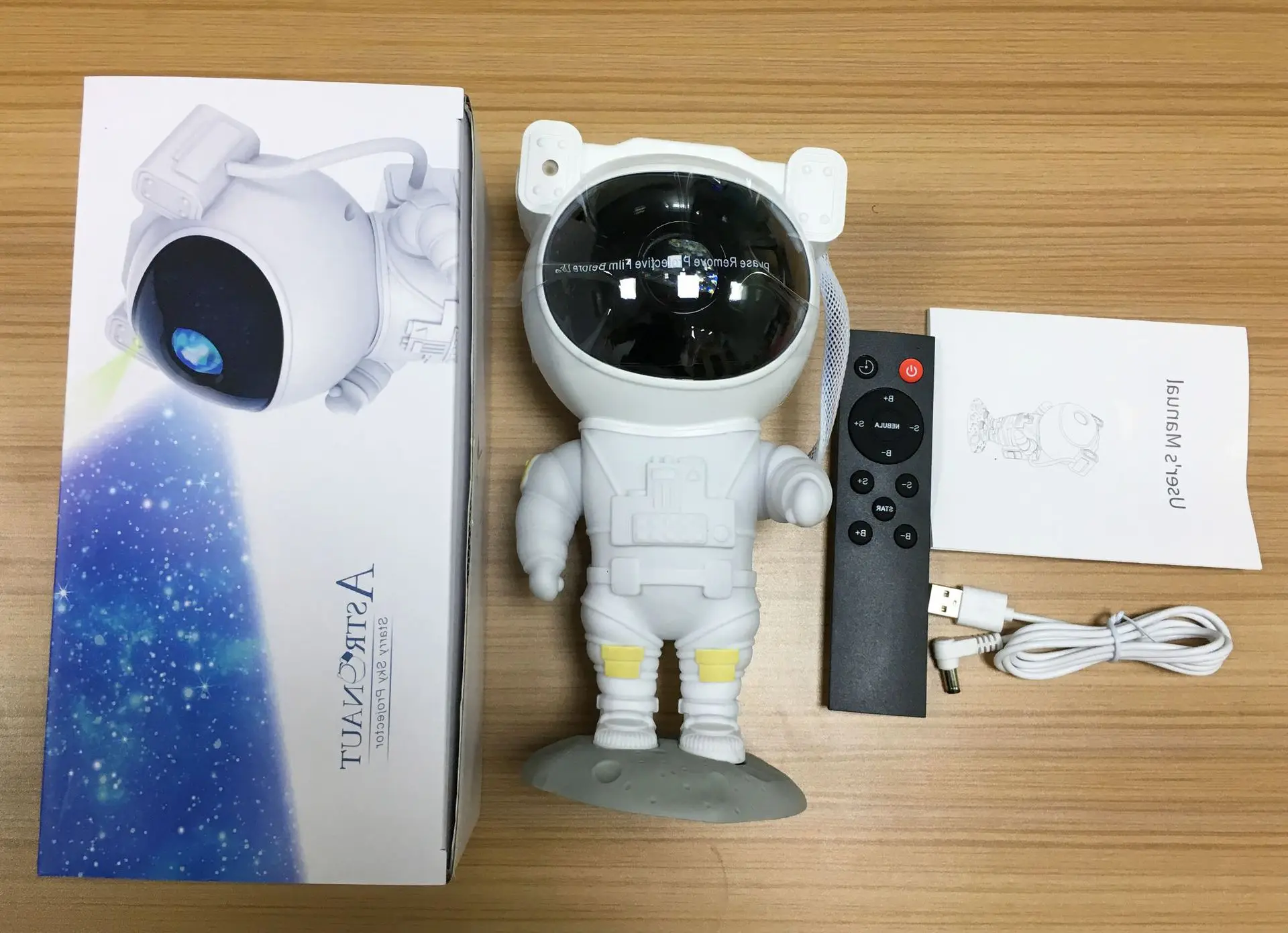 Starry sky usb plug lamp spaceman Projection Night