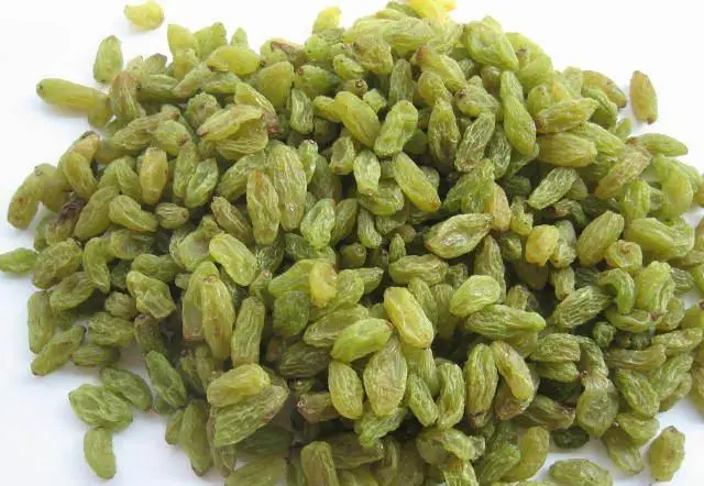 Top quality Sweet Green Raisin Price Per Kilo