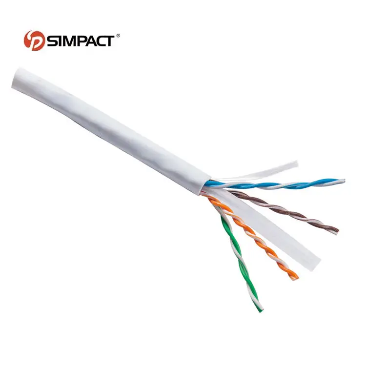 Simpact Custom Wholesale Price Eco-Friendly 305M 23Awg Cat 6 Network Cable Box Cat6 Cable Utp Cables