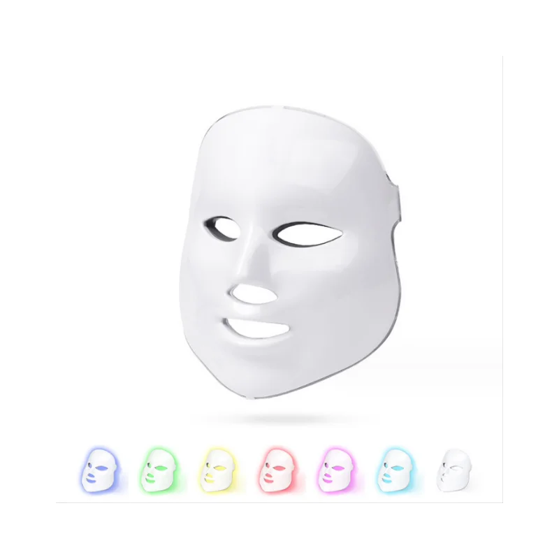 Seven color LED color light beauty mask photon rejuvenation spectrometer mask acne whitening spot home mask beauty instrument