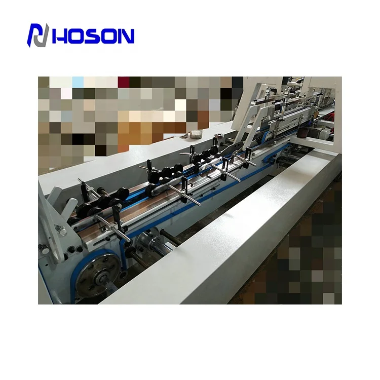ZH-880BFT-H Automatic Folding Carton Box Gluing Machine