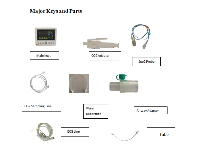ET200 veterinary equipment veterinary multiparameter etco2 equipment