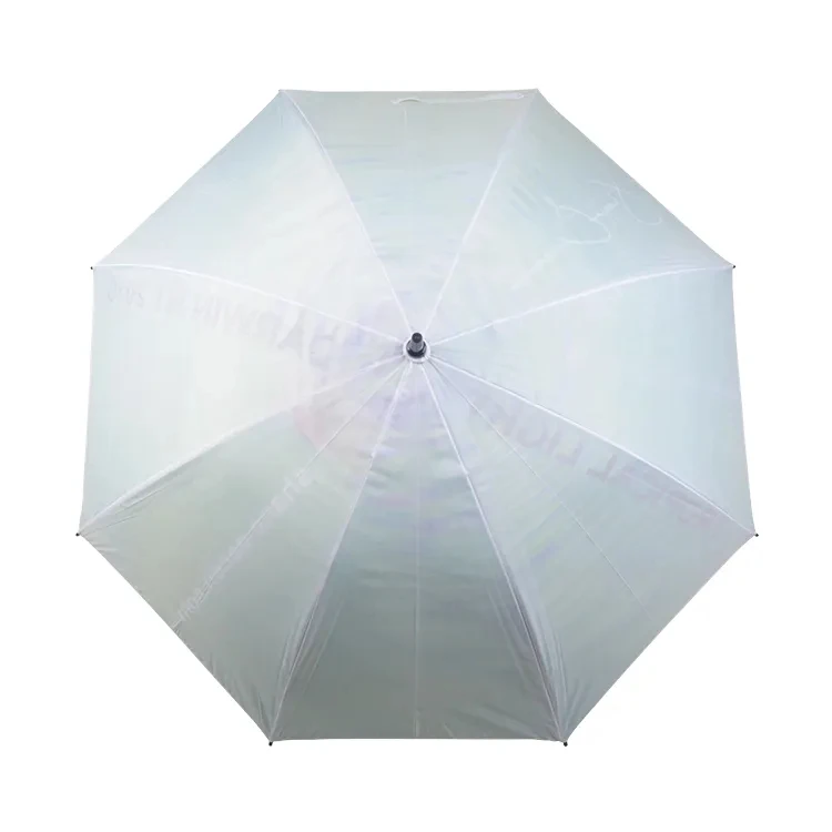 Wholesale Factory Price Strong And Sturdy Windproof Automatic Straight Umbrella Silver