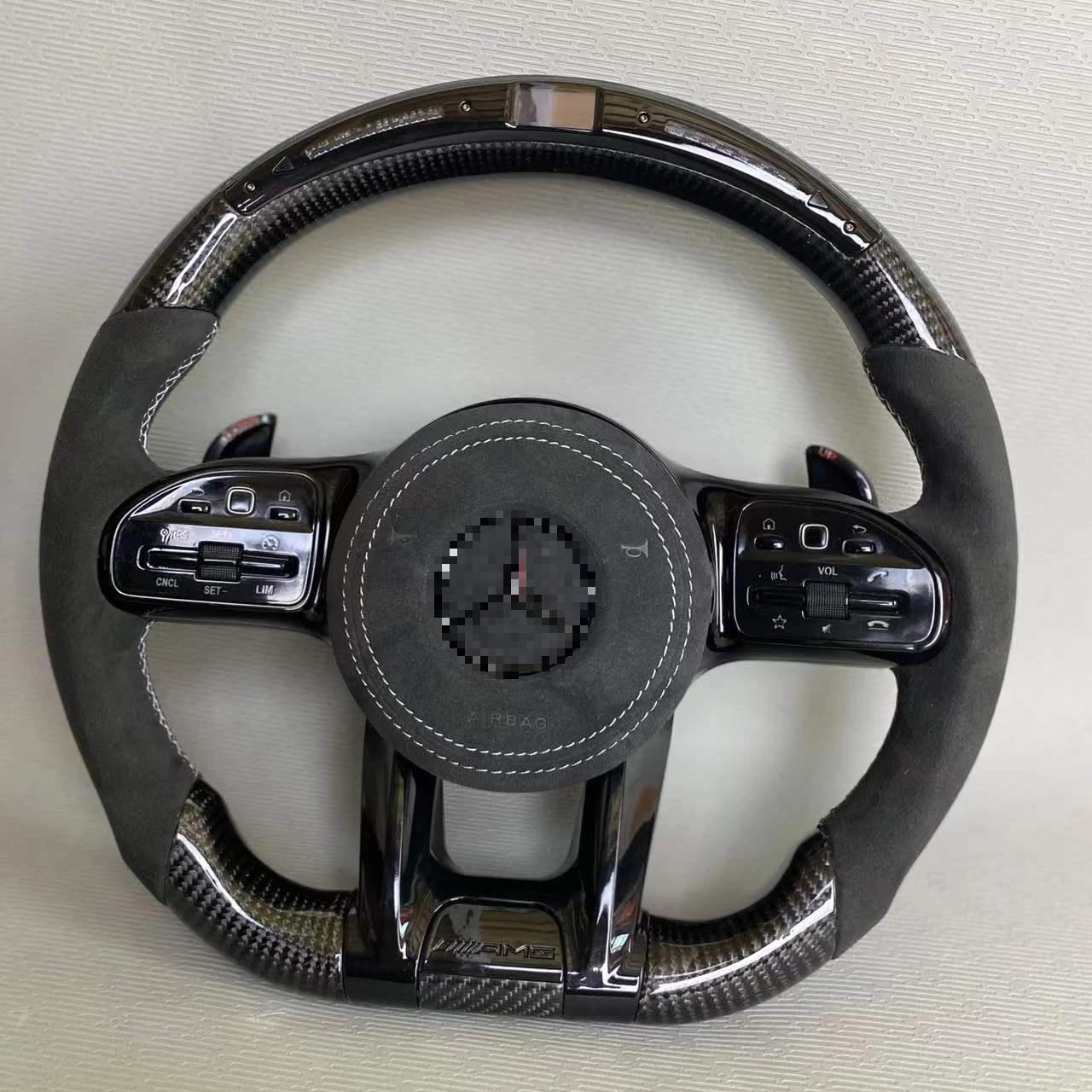 AMG Steering wheel for Mercedes-Benz AMG GT W190 C190 W205 C205 W166 W167 W177 W213 W217 C217 W222 W223 W253 W257 W292 W463 W464