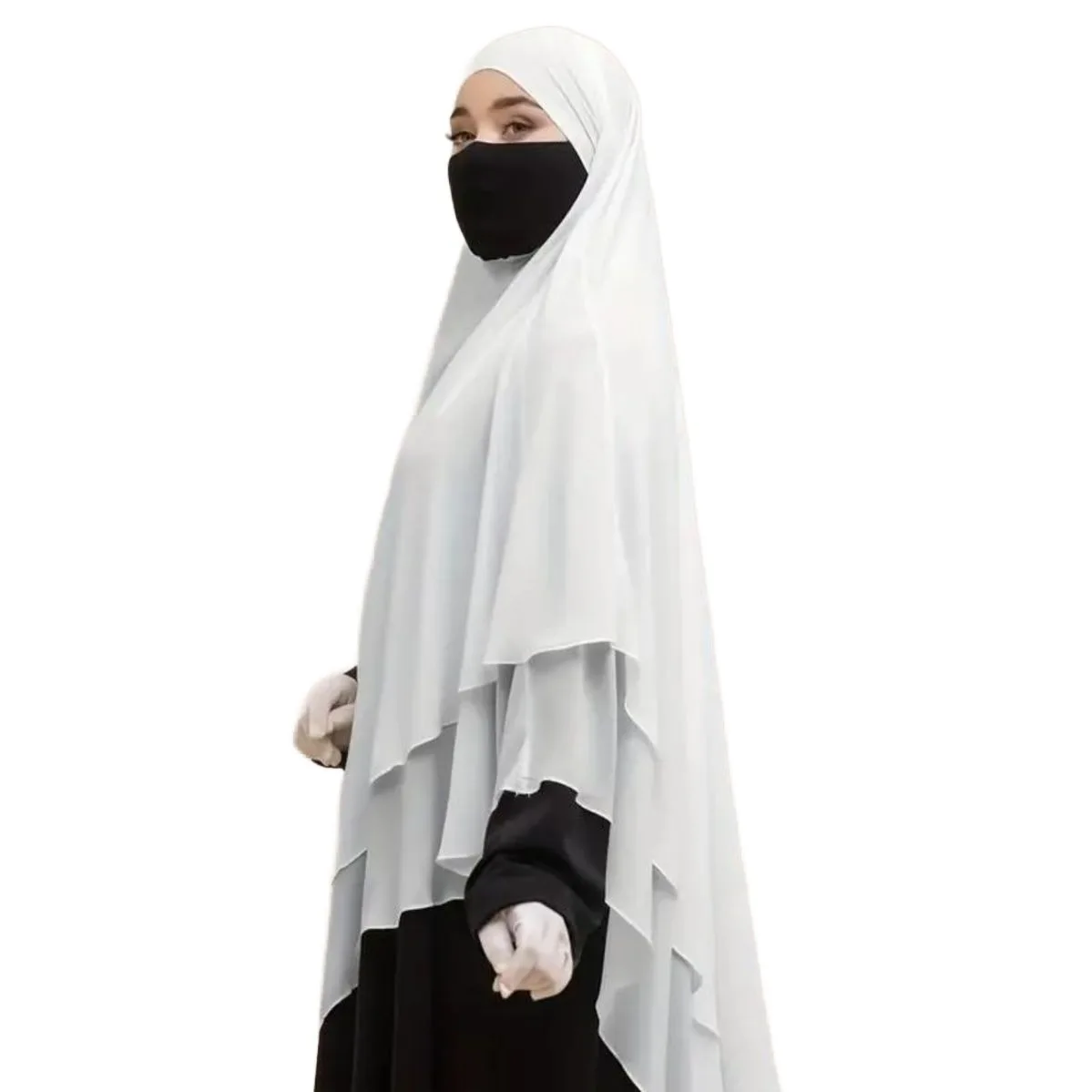 Nida Fabric Prayer Niqab Khimar Hijab Of Traditional Islamic Muslim Women Clothing & Accessories