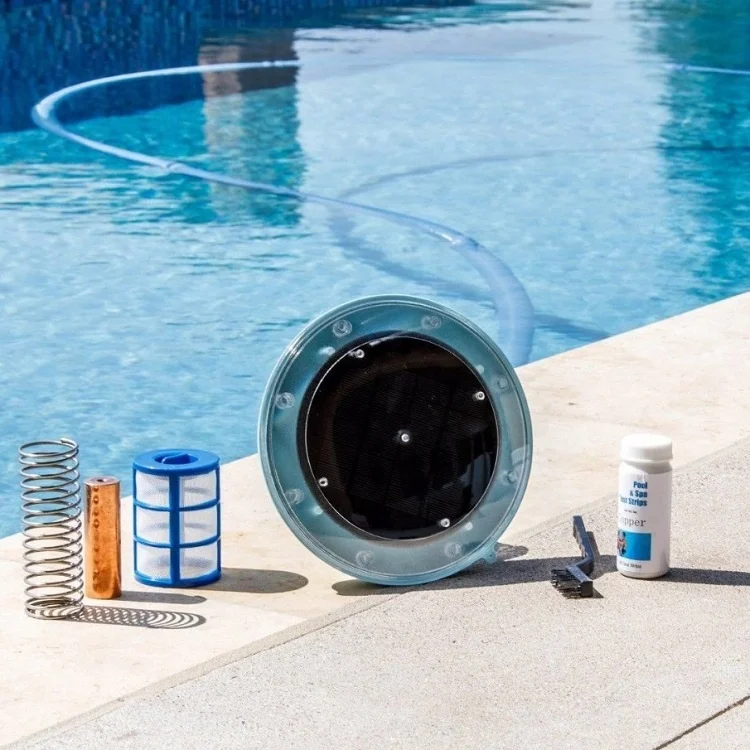 Eco-Friendly Portable Feature Automatic Cleaner Energy Efficient Swimming Pool Solar Ionizer