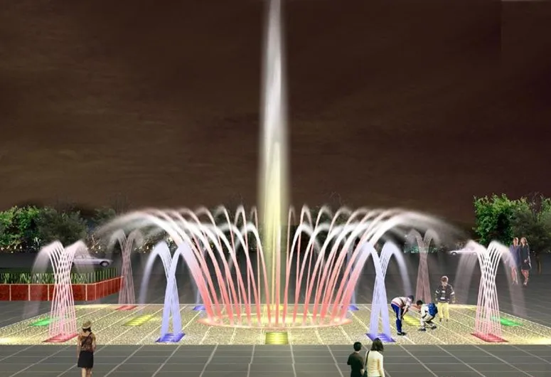 Professional Chinese Water Fountains Manufacturer Provide Chinese Modern Musical Dancing Water Fountains For Outdoor Decoration