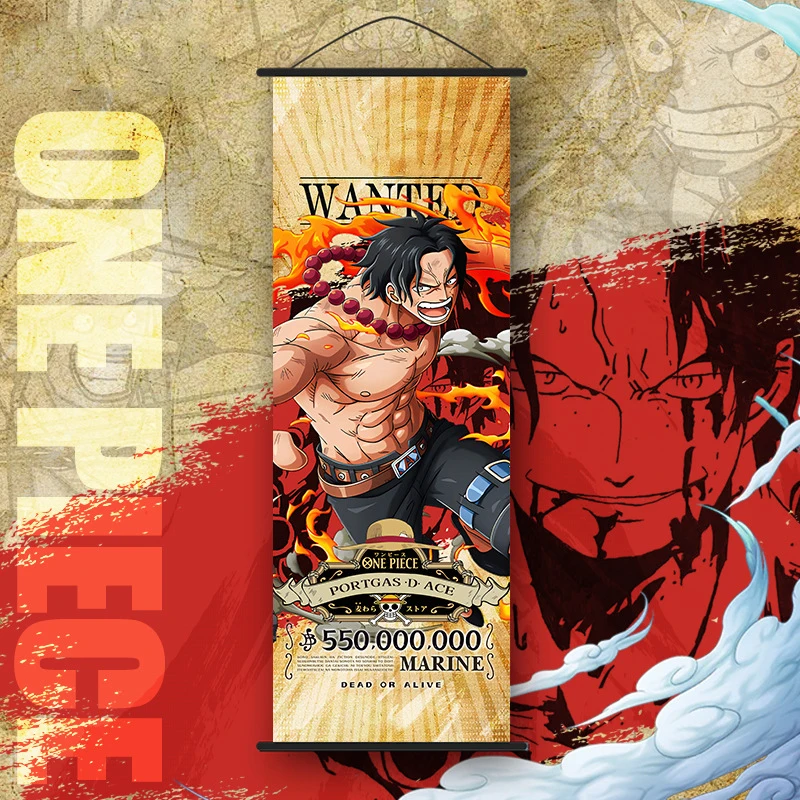 14 цвет высокого качества 25*70 см Аниме Обезьяна D. Луффи соломенная шляпа Пираты Grand Line настенные свитки плакаты