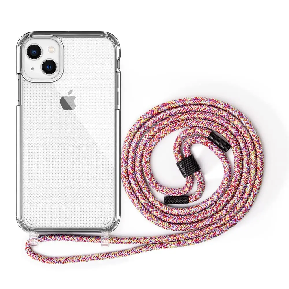 Universal Adjustable Crossbody Nylon Neck Strap Tether Patch Mobile Cell Phone Strap Lanyard For All iPhone Smartphone