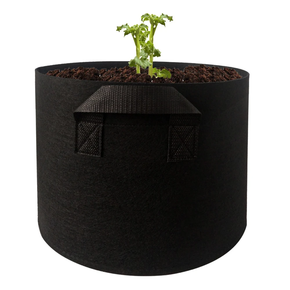 1 2 3 5 7 10 20 25 30 45 50 100 галлонов воздухопроницаемые тканевые горшки фетровая ткань растительные пакеты для картофеля овощей травяная медицина