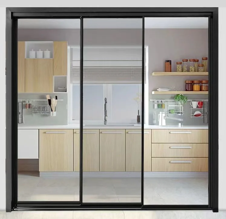 Modern patio balcony veranda backyard sliding door aluminium sliding glass doors
