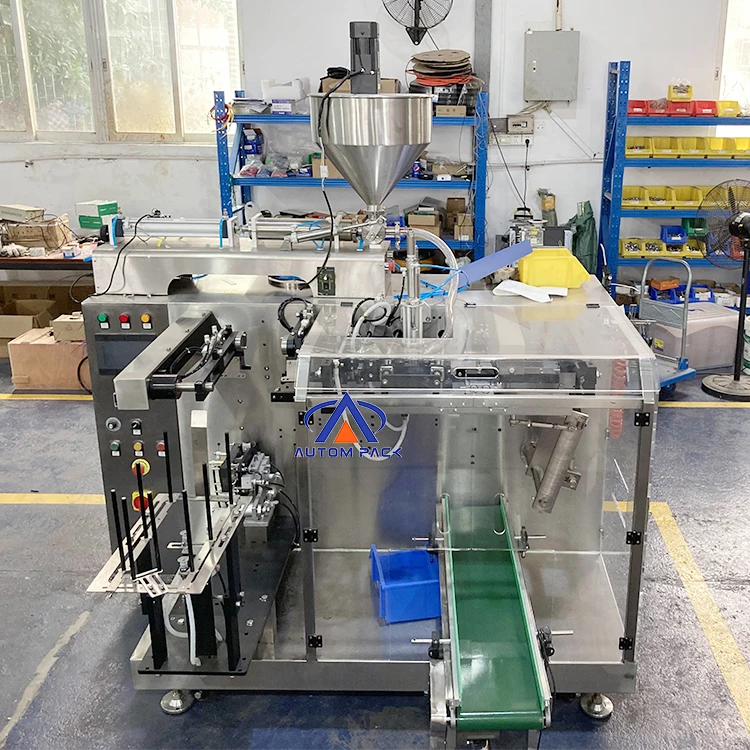 Auto Multi-Function Premade Ziplok Pouch Chips Beef Jerky Dried Fruit Shrimp Chocolate Grain Packaging Machine