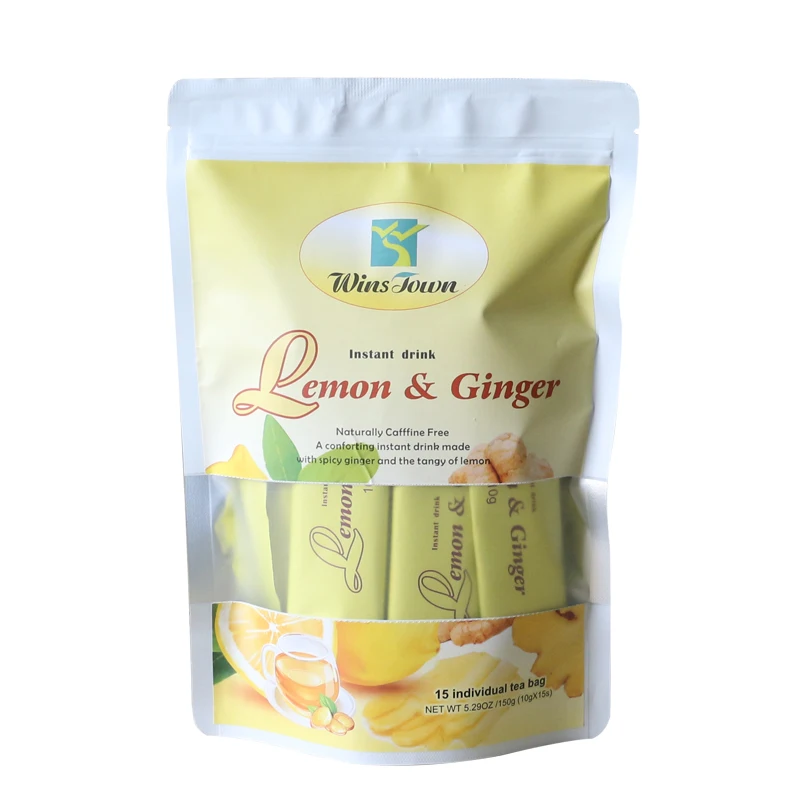 Wholesale Organic Private Labeling Natural Lemon Ginger Teabag Great Morning Tea