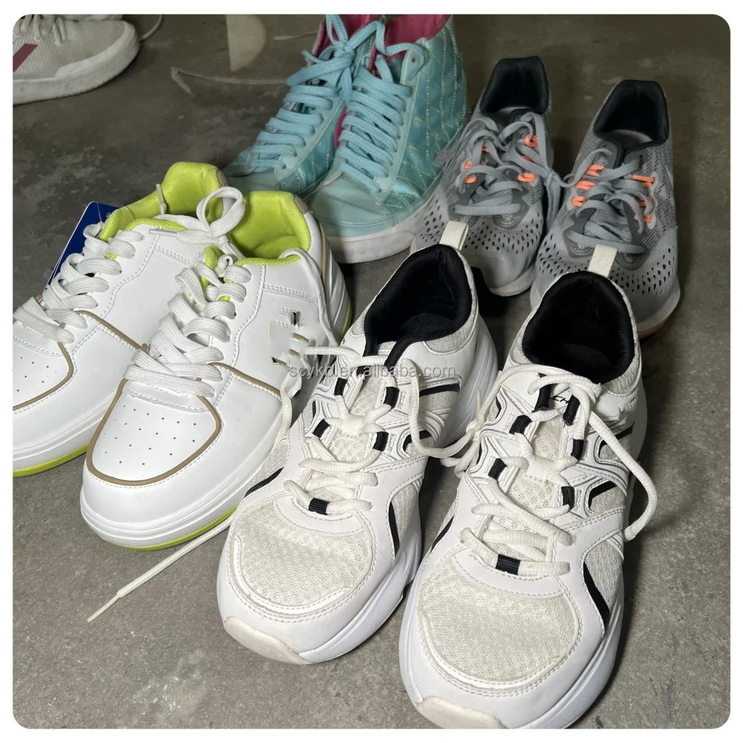 S06 Hot selling used international brand women sneaker  wholesale second hand women men sports jogger shoes bales mixed brands