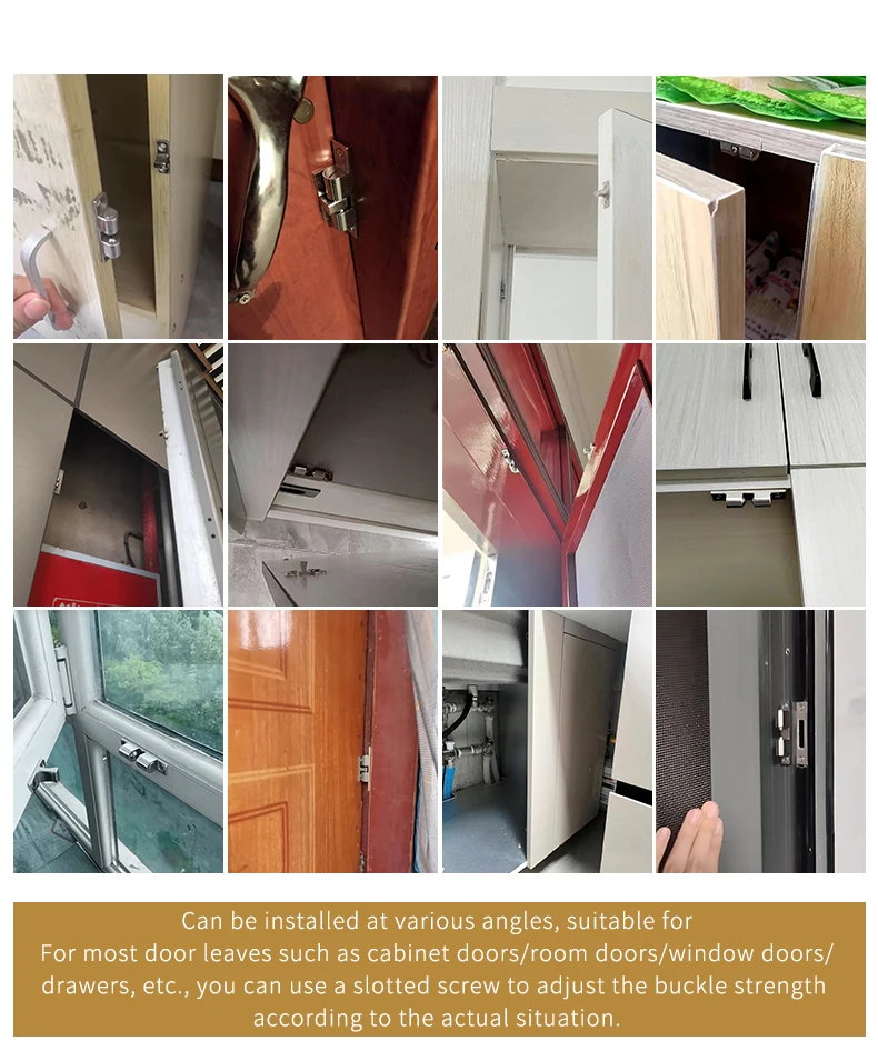 Jinnate rv door catch t style stainless magnetic door catch strong magnetic door catch latch