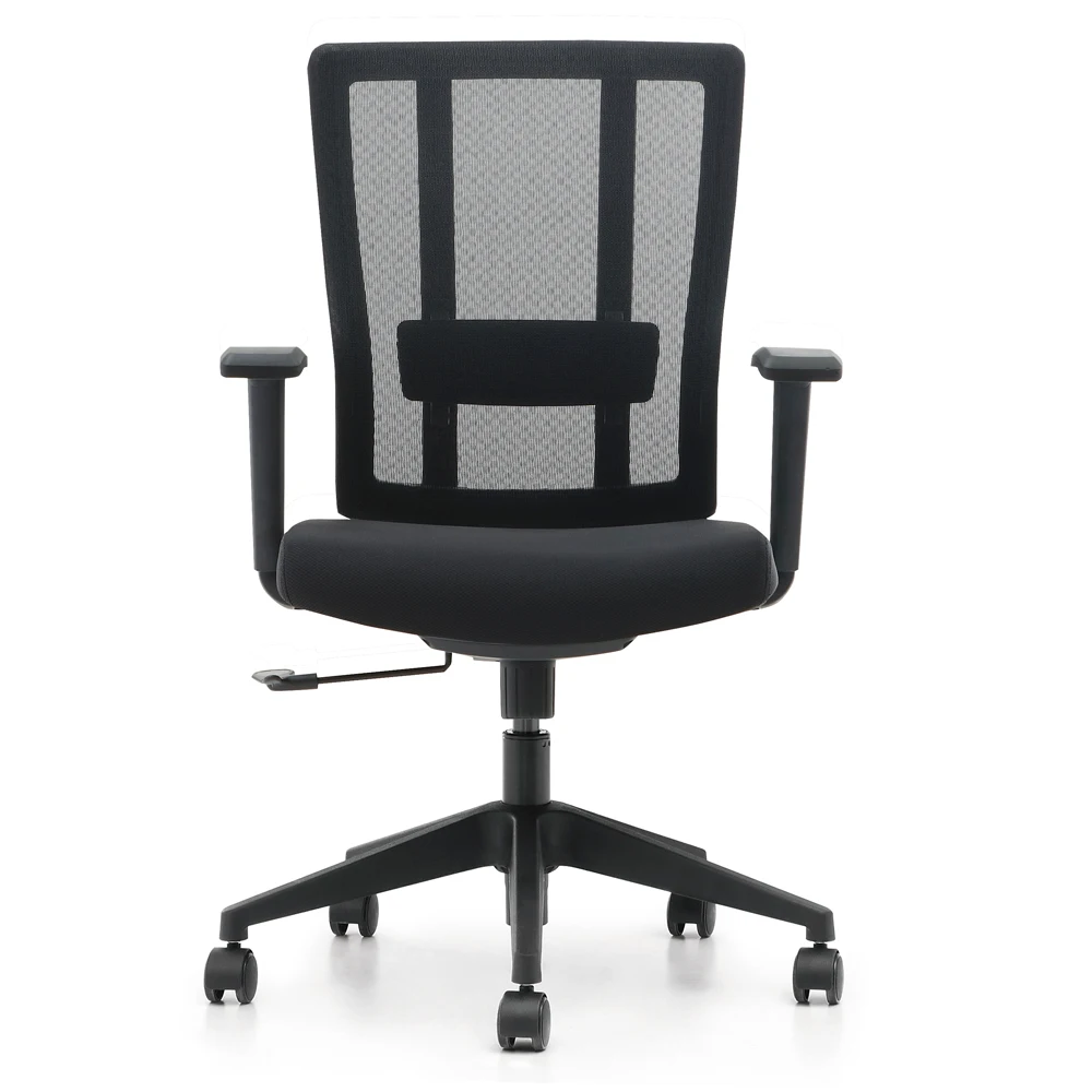 Comfortable Swivel Office Chair with Mesh Back Adjustable Headrest Fabric and Metal Material for Executive Staff from China