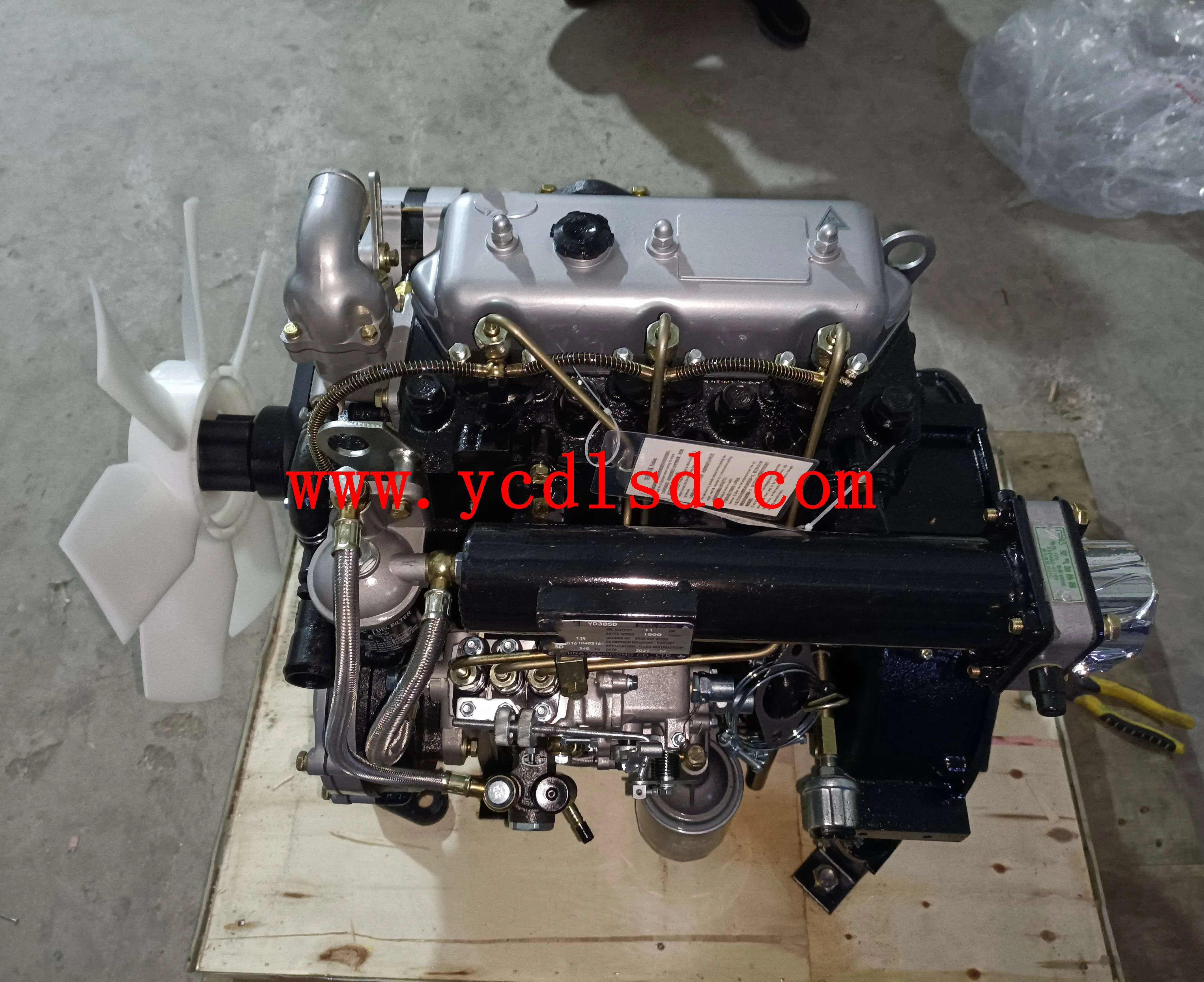 Four cylinder engine assembly YD380D YD385D