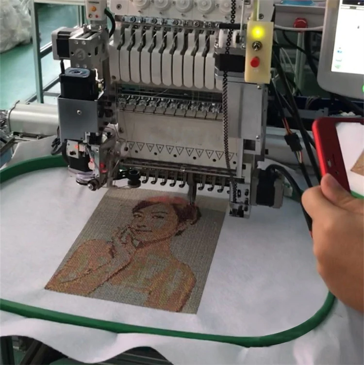 MT-1501 Embroidery Machine Apparel Single Head 15 Needles Computerized Embroidery Machine Prices