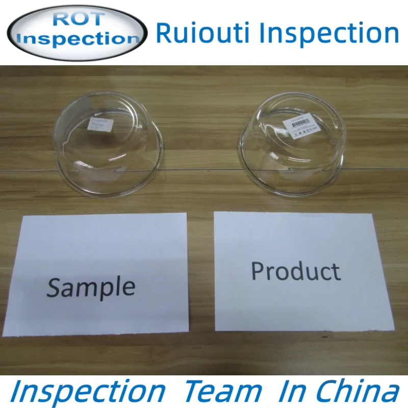 Glass bowl inspection inspector in Jiangsu xuzhou and Fengyang glass product inspection services