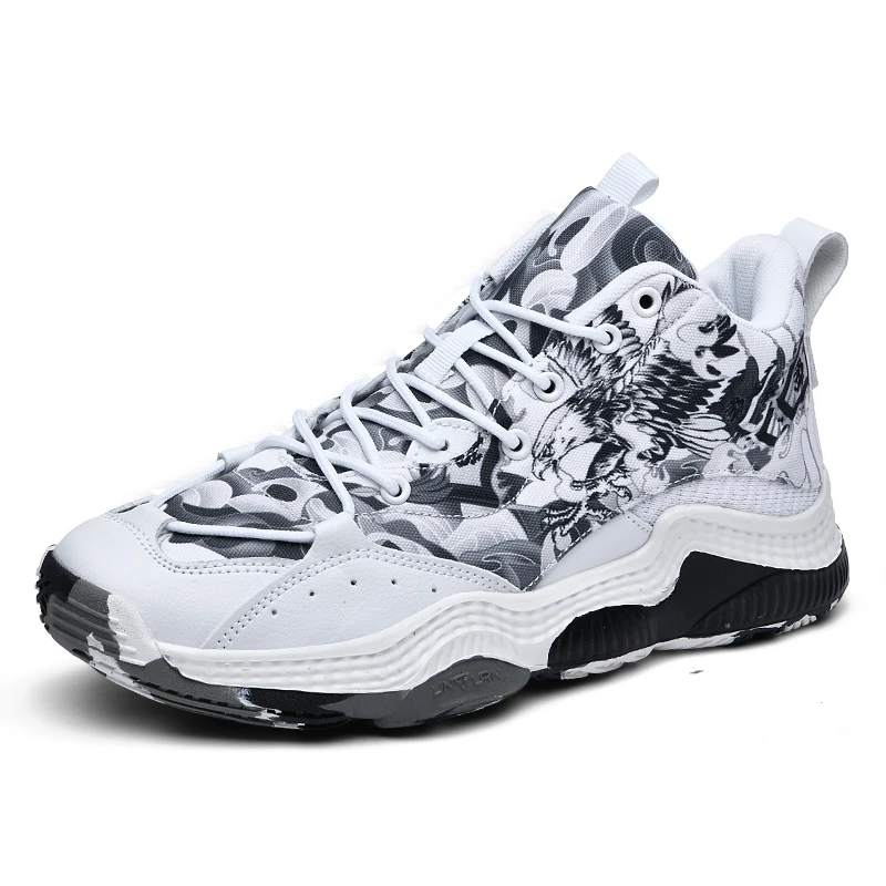 mens basketball shoes sneakers outdoor custom sports Made In china light up for Men and Women